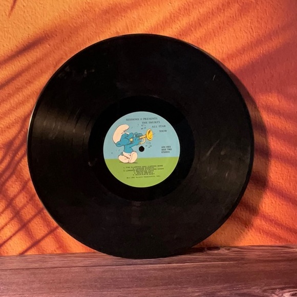 Vintage Smurf All-Star Show Vinyl Record | Collectible - Picture 7 of 8